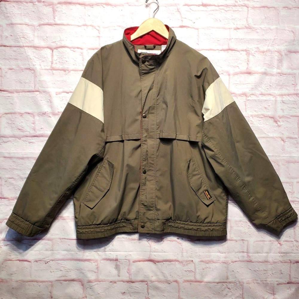VTG Tourney Jacket Mens Large Green Gore Tex Waterproof Windbreaker 90s Outdoors